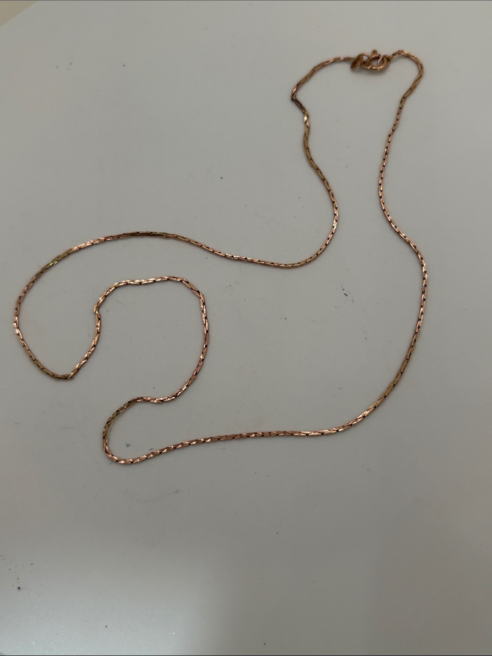 Authentic 14K Solid Gold Italian Cobra Chain ✨